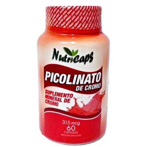 Picolinato de Cromo - 60 Cápsulas.