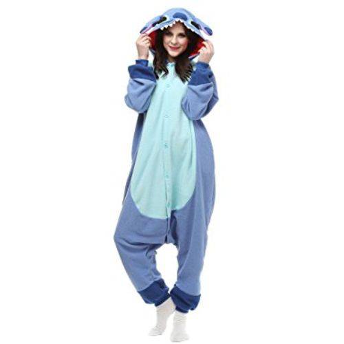 Pijama Kigurumi Cosplay Fantasia Lillo e Stitch Adulto