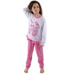 Pijama Longo Infantil Babadinho Menina- Rosa