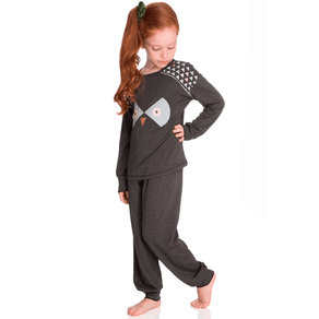 Pijama Longo Malha Vermont Kids Feminino