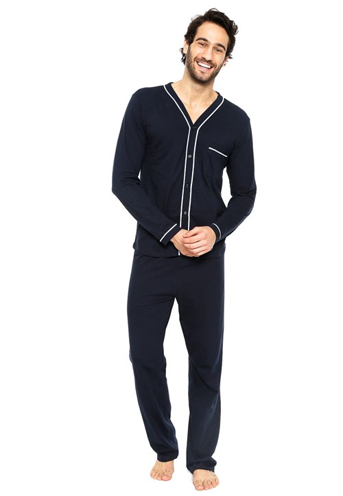 Pijama Lupo Comfort Azul-Marinho