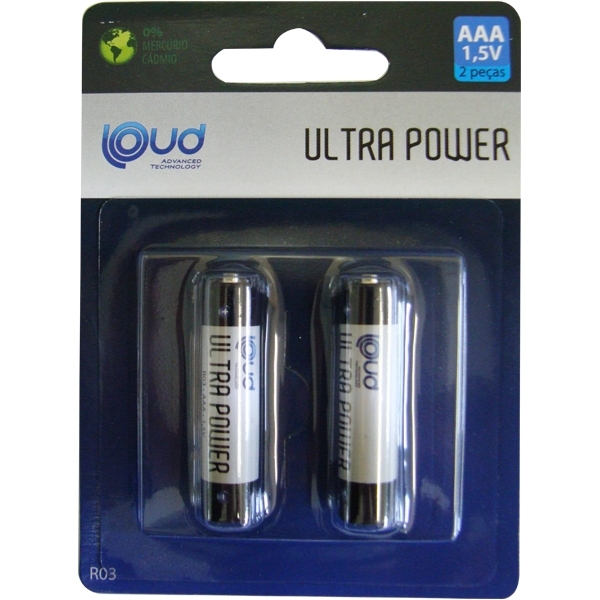 Pilha Aaa Ultra Power 1,5V R03 Ps-007C2 Loud