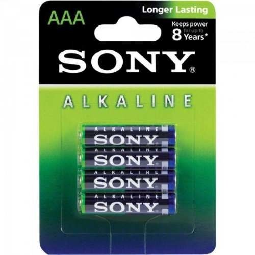 Pilha Alcalina Aaa Am4L B4D Sony Caixa C 48 Pilhas (Cartela