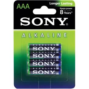 Pilha Alcalina Aaa Am4L-B4D Sony