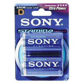 Pilha Alcalina Grande Embalagem com 2 Unidades Sony