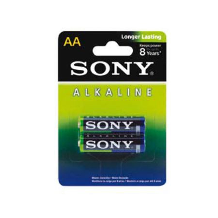 Pilha Alcalina Pequena AA - com 2 Unidades - Sony