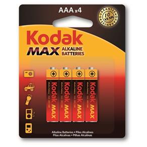 Pilha Kodak Alcalina Max Aa Embalagem com 4 Unidades