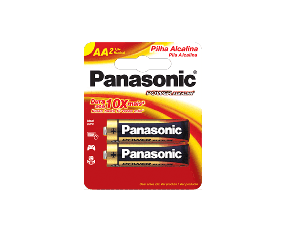 Pilha Panasonic Alcalina Aa