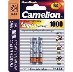 Pilha Recarregável AAA 1000 MAH C/ 2 Unidades - Camelion