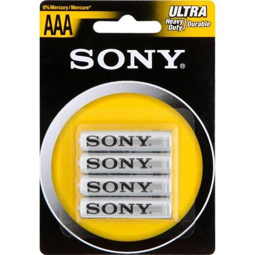 Tudo sobre 'Pilha Zinco Carbono Aaa Ultra Heavy Duty R03-NUB4A Sony'