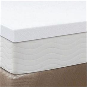 Pillow Top Látex Hr Foam Solteiro 88 X 1,88 X 7cm Aumar - Branco