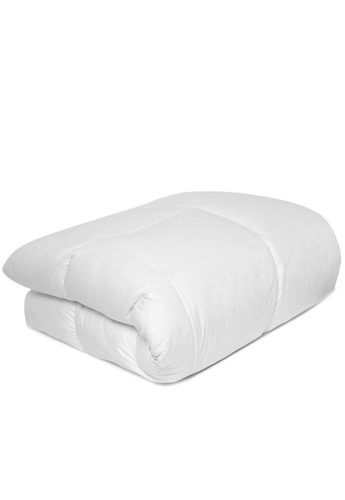 Pillow Top Protetor de Colchão Solteiro Daune 90x190cm 15 Plumas 85 Penas Branco