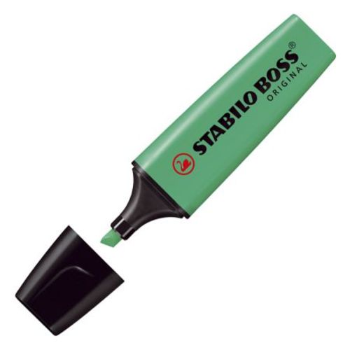 Pincel Marca Texto Boss 70 - Verde - Stabilo