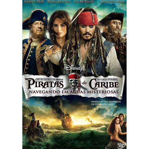 Piratas do Caribe Navegando em Águas Misteriosas - Dvd