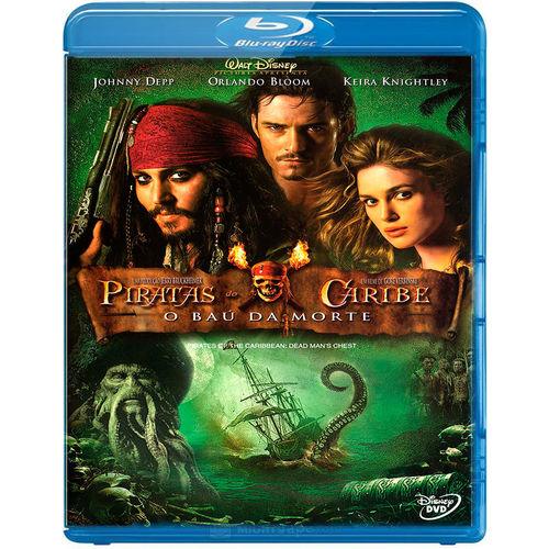 Piratas do Caribe o Báu da Morte - Blu Ray