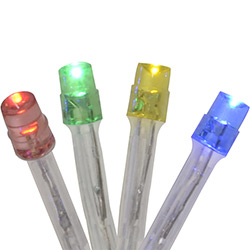 Pisca 200 Lâmpadas LED Colorido Fio Transparente 110V - Orb Christmas