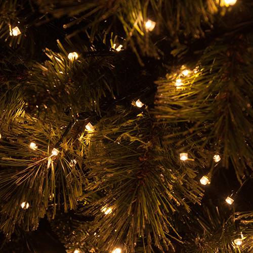 Tudo sobre 'Pisca 100 Lâmpadas LED Branco Quente Fio Verde 220V - Orb Christmas'