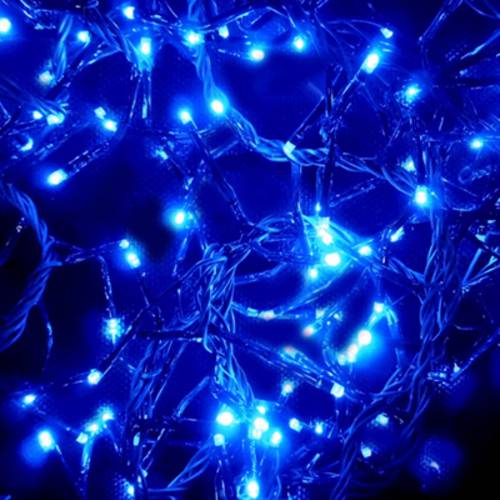 Pisca Pisca Azul de Led Natal Natalino 100 Lampadas Led Enfeite para Decoracao