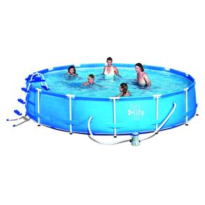 Piscina de Armação Bel Life 13000 Litros com Cobertura e Bomba - 127V