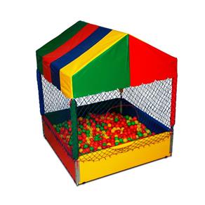 Piscina de Bolinha de 1,1m X 1,1m com 1.000 Bolas Coloridas