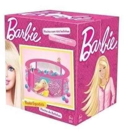 Piscina de Bolinhas com 100 Bolinhas Barbie