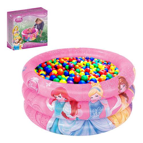 Piscina de Bolinhas Infantil Princesas Disney 50 Bolinhas