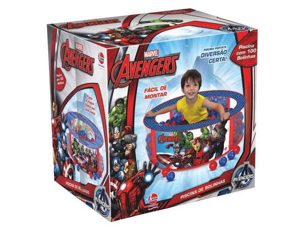 Piscina de Bolinhas Marvel Avengers - Lider Brinquedos