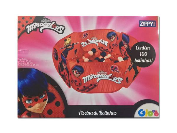 Piscina de Bolinhas Miraculous 100 Bolinhas - Zippy Toys
