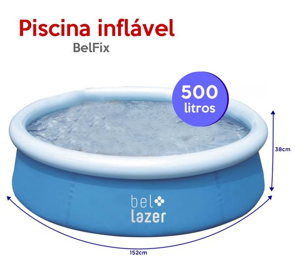 Piscina Inflável - Bel Life - 500 Lts - Bel