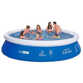 Piscina Life Zone Jilong 12200 Litros Inflável Bomba Filtro 110v Capa Forro Escada