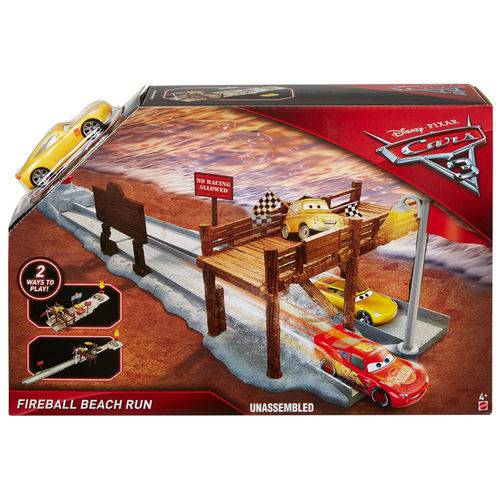 Tudo sobre 'Pista de Percurso - Histórias - Fireball Beach Run - Carros 3 - Disney - Mattel'