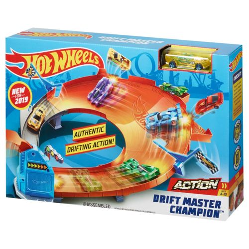 Pista Hot Wheels Campeonato de Drifting Mattel GBF81