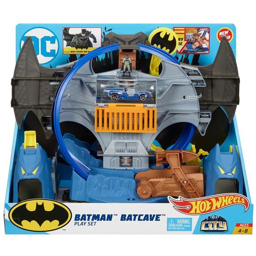 Pista Hot Wheels City Batman Batcaverna - Mattel