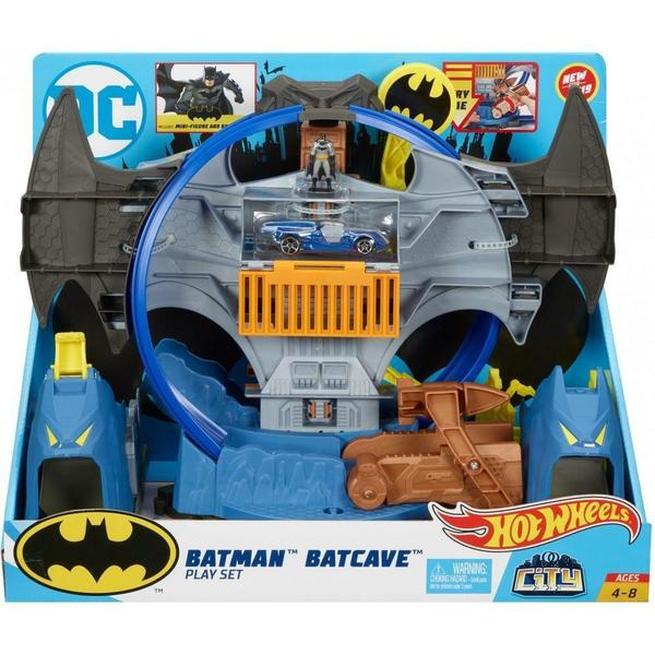 Pista Hot Wheels Dc Batman Batcaverna - Mattel