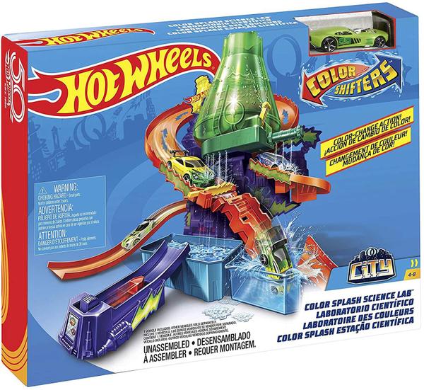 Pista Hot Wheels Estação Cientifica Colorida Mattel