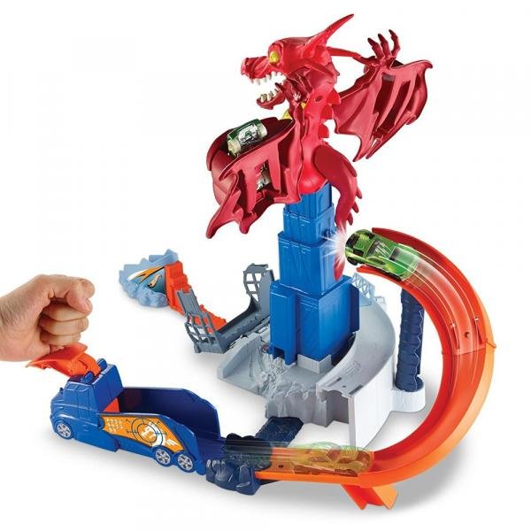 Pista Hot Wheels - Fúria do Dragão - Mattel