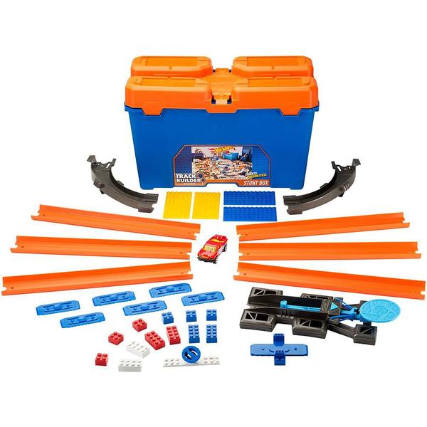 Pista Hot Wheels Track Builder Kit Completo Mattel