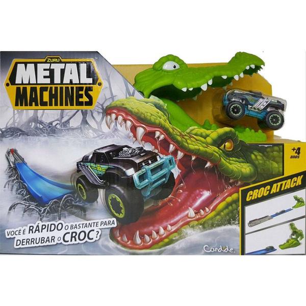 Pista Metal Machines Croc Attack Crocodilo Candide 8704