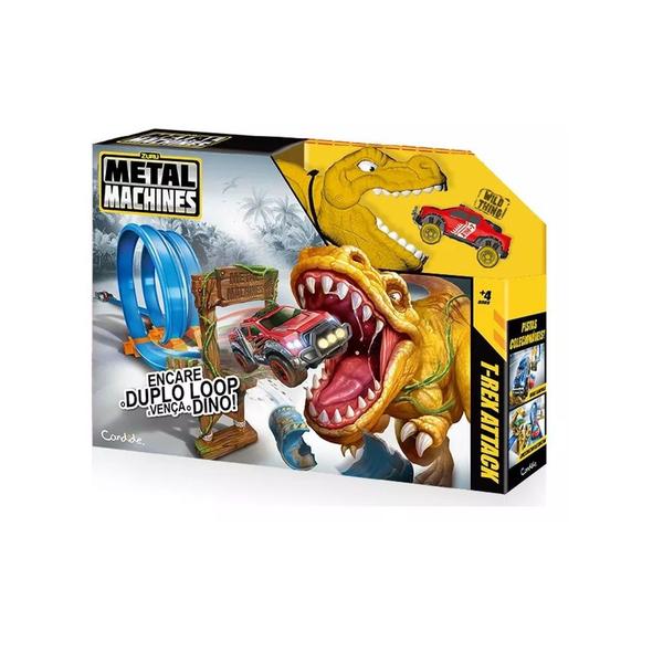 Pista Metal Machines T-Rex Attack Candide - 8702
