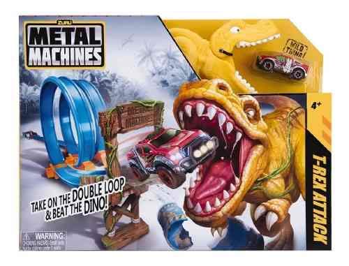 Pista Metal Machines - T-rex Attack - Duplo Loop - Candide