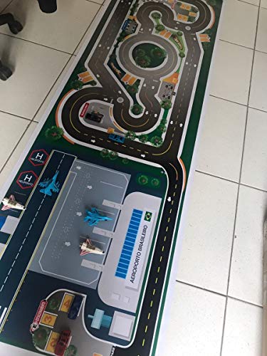 Pista para Carros Hot Wheels Pista + Aeroporto Mega