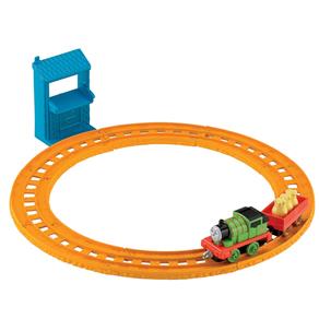 Pista Thomas & Friends Mattel Ferrovia Básica Percy Entregador de Cartas com Veículo