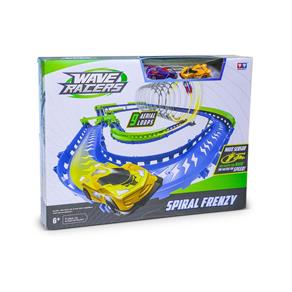 Pista Wave Racers Spiral Frenzy com 9 Loops Aéreo