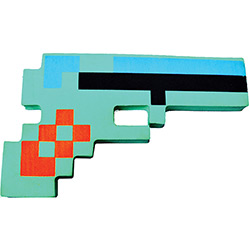 Pistola do Minecraft Diamante - ZR Toys