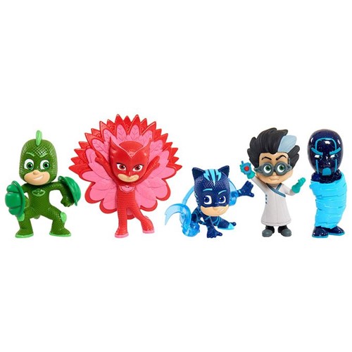 Pj Masks - Conjunto de Bonecos com 5 - Série 2 - Dtc - DTC