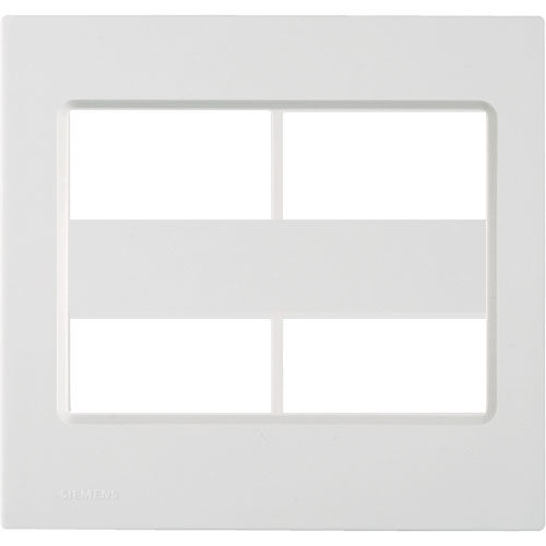 Placa 4x4 - 4 Modulos Separados - Branco