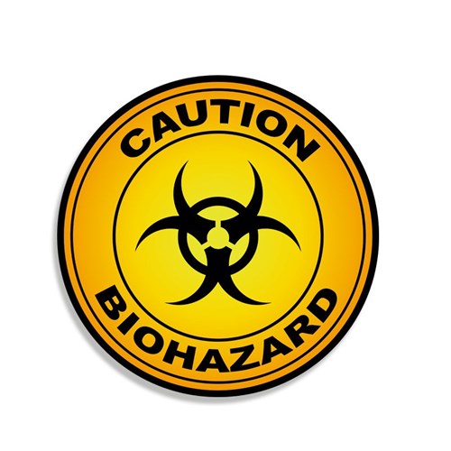 Placa Biohazard 30 Cm