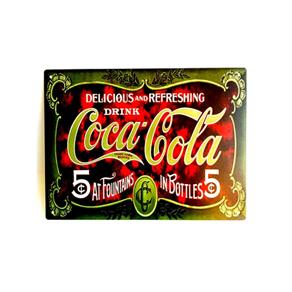 Placa Coca Delicious And Refreshing