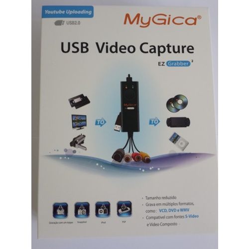 Tudo sobre 'Placa de Captura de Video Mygica Ezgrabber - Gravação em Tempo Real - Usb'