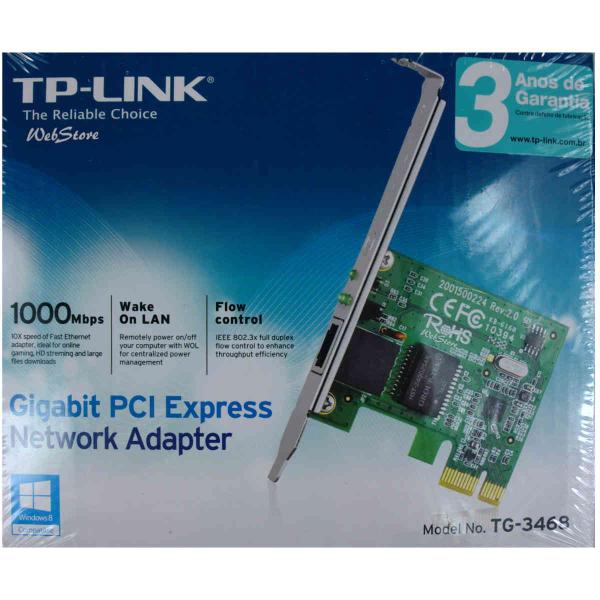 Placa de Rede Pci Express Gigabit - Tp-Link